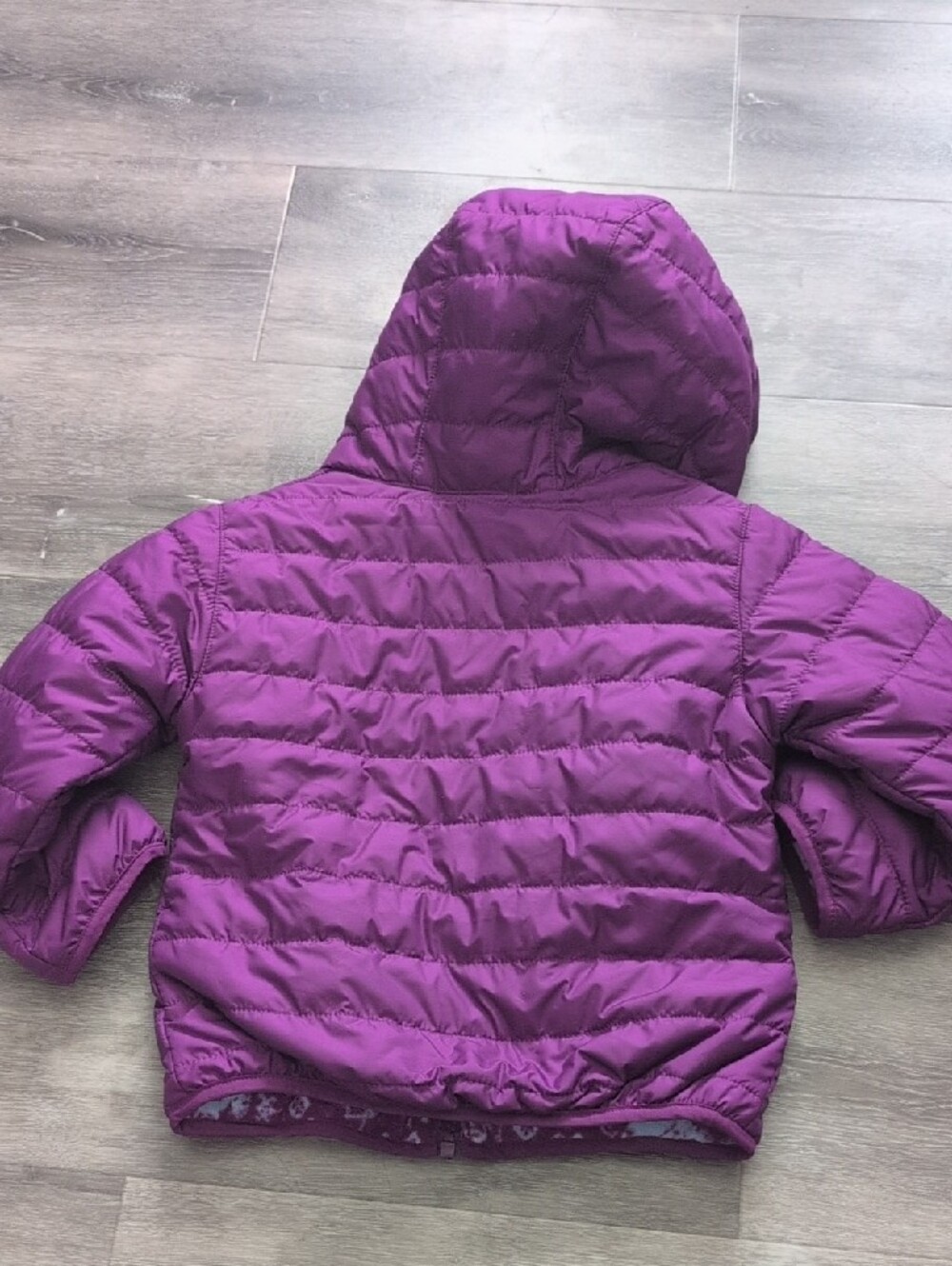 Columbia Girls' Purple Reversible Puffer Coat 4t Buffalos Nwt - Picture 3 of 6